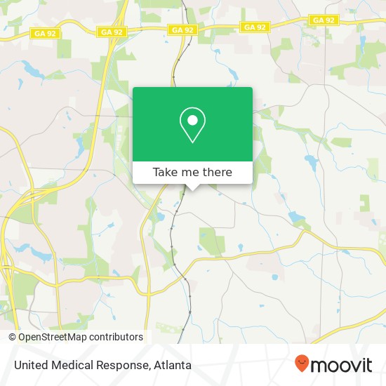 Mapa de United Medical Response