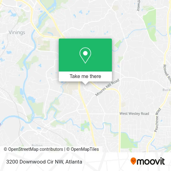 3200 Downwood Cir NW map