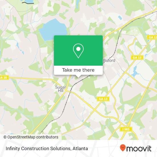 Mapa de Infinity Construction Solutions