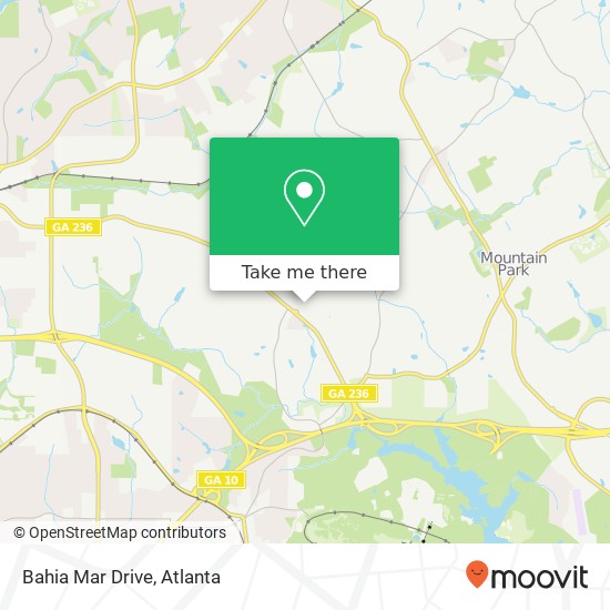 Mapa de Bahia Mar Drive