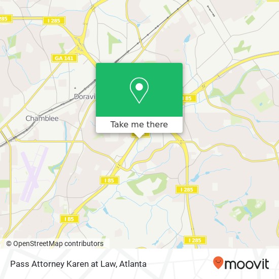 Mapa de Pass Attorney Karen at Law