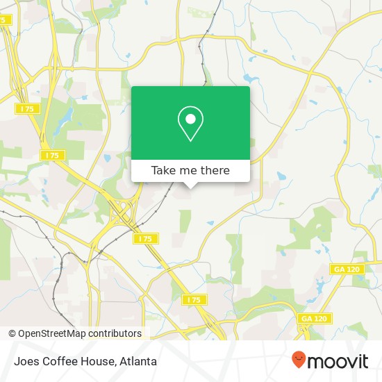 Joes Coffee House map