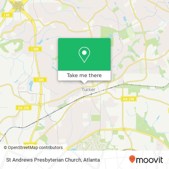 St Andrews Presbyterian Church map