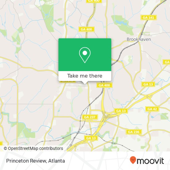 Mapa de Princeton Review