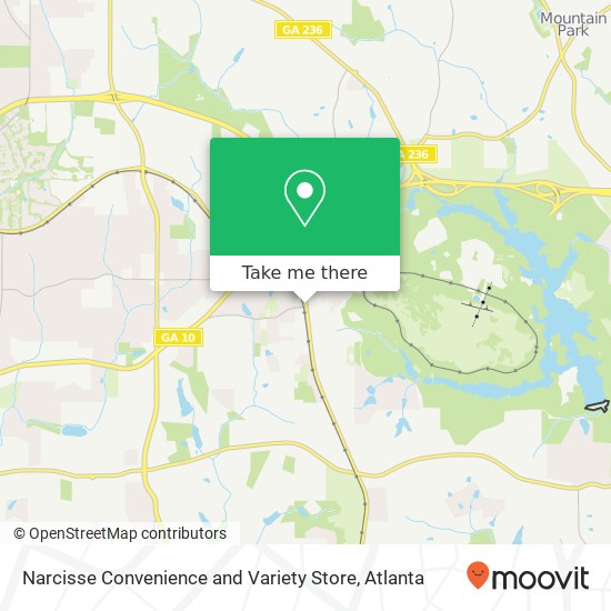 Narcisse Convenience and Variety Store map