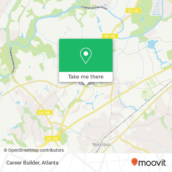Mapa de Career Builder