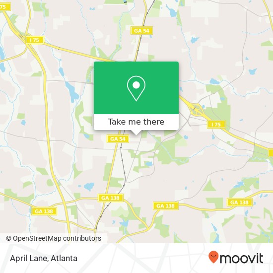 Mapa de April Lane
