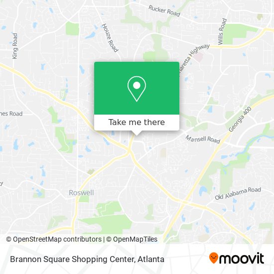 Mapa de Brannon Square Shopping Center