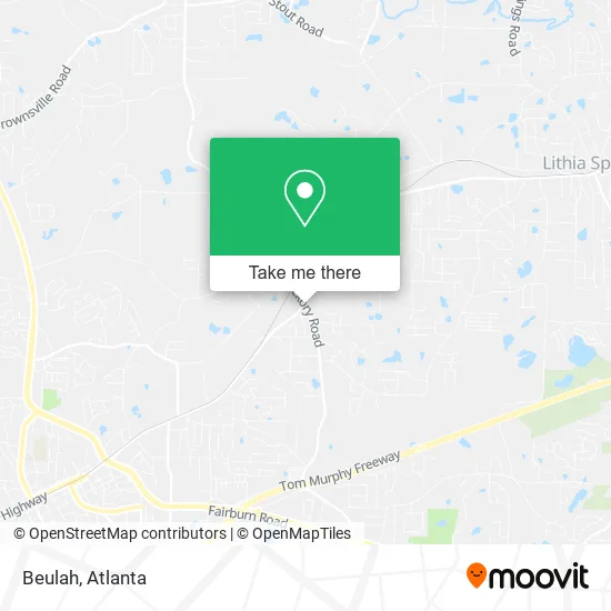 Beulah map