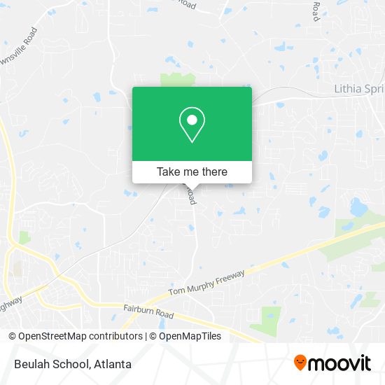 Mapa de Beulah School