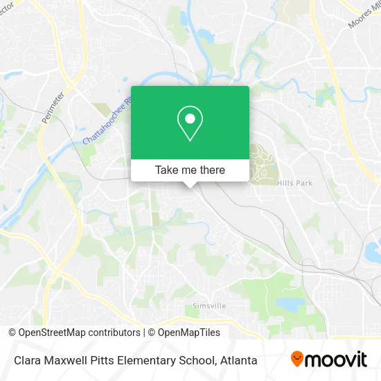 Mapa de Clara Maxwell Pitts Elementary School