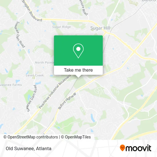 Mapa de Old Suwanee