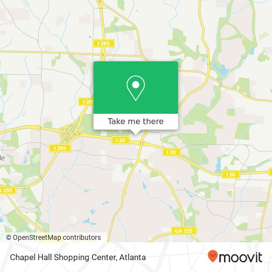 Mapa de Chapel Hall Shopping Center