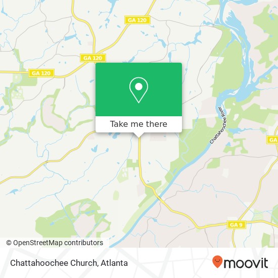 Mapa de Chattahoochee Church