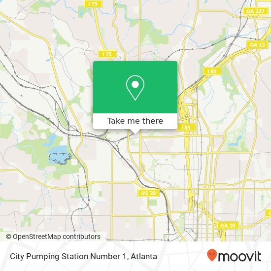 City Pumping Station Number 1 map