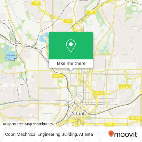 Coon Mechnical Engineering Building map