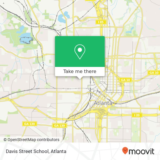 Mapa de Davis Street School