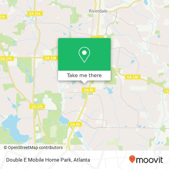 Mapa de Double E Mobile Home Park