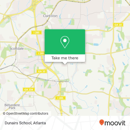 Dunairs School map