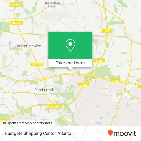 Mapa de Eastgate Shopping Center