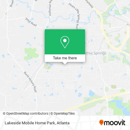 Lakeside Mobile Home Park map