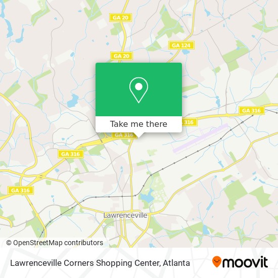 Lawrenceville Corners Shopping Center map