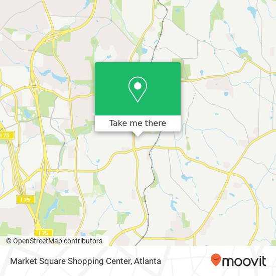 Mapa de Market Square Shopping Center