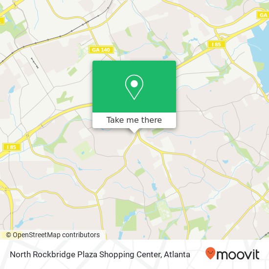 North Rockbridge Plaza Shopping Center map