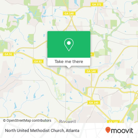 North United Methodist Church map