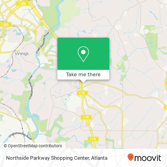 Mapa de Northside Parkway Shopping Center