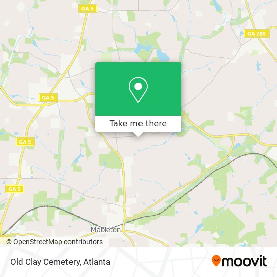 Mapa de Old Clay Cemetery