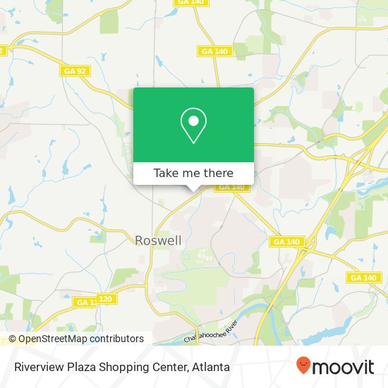 Riverview Plaza Shopping Center map