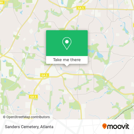 Mapa de Sanders Cemetery