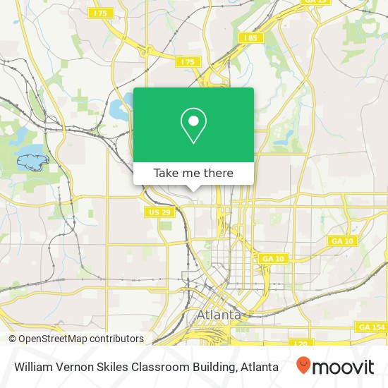 Mapa de William Vernon Skiles Classroom Building