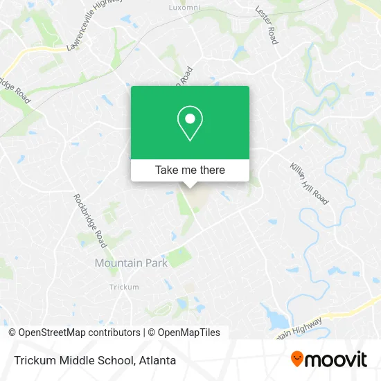Trickum Middle School map