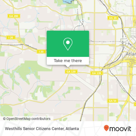 Westhills Senior Citizens Center map