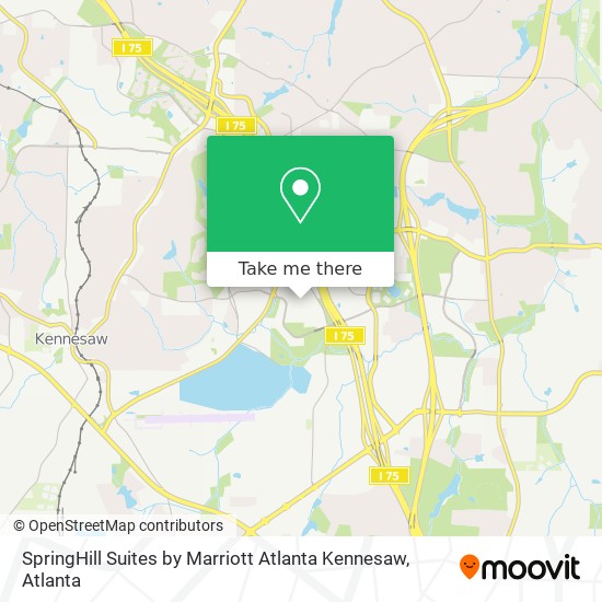 SpringHill Suites by Marriott Atlanta Kennesaw map