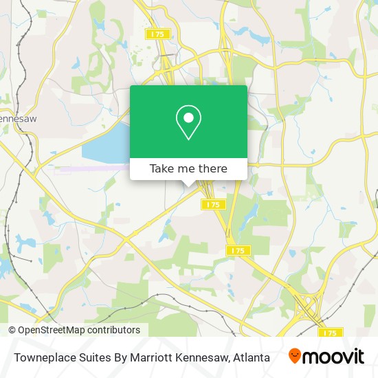 Towneplace Suites By Marriott Kennesaw map
