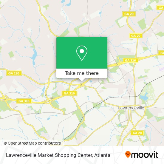 Mapa de Lawrenceville Market Shopping Center