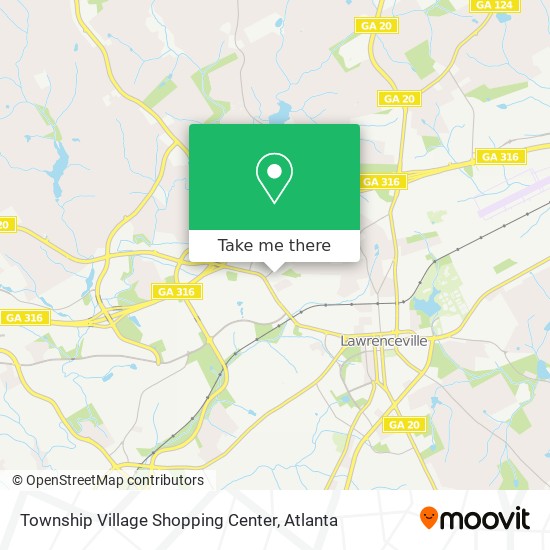 Mapa de Township Village Shopping Center