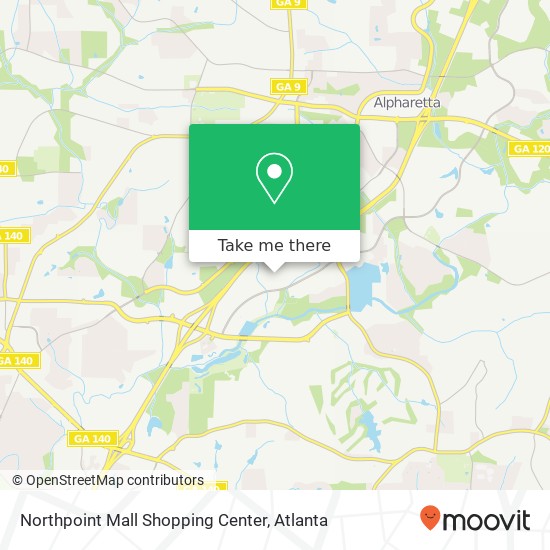 Northpoint Mall Shopping Center map