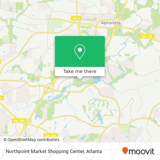 Mapa de Northpoint Market Shopping Center
