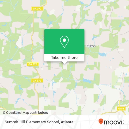 Summit Hill Elementary School map