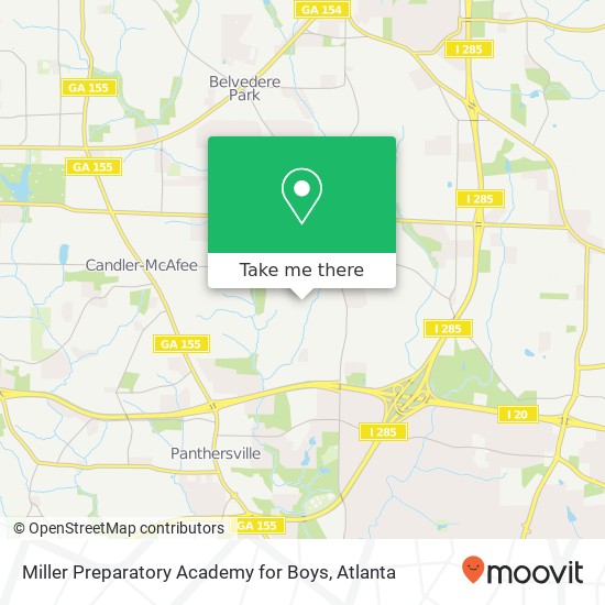 Mapa de Miller Preparatory Academy for Boys