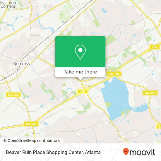 Beaver Ruin Place Shopping Center map