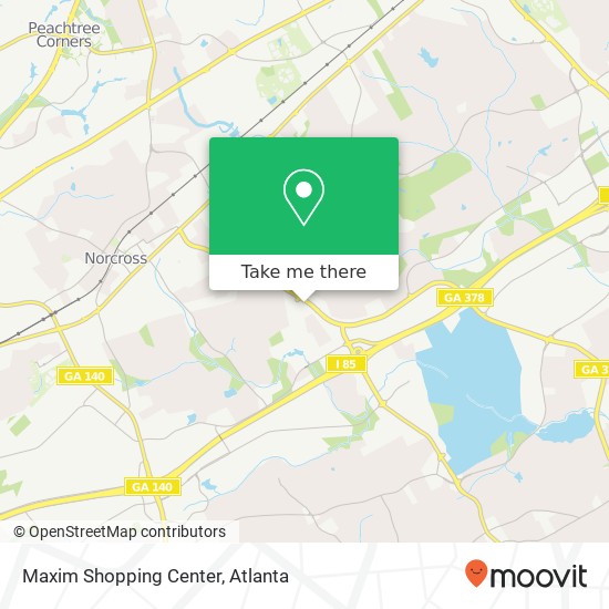 Maxim Shopping Center map