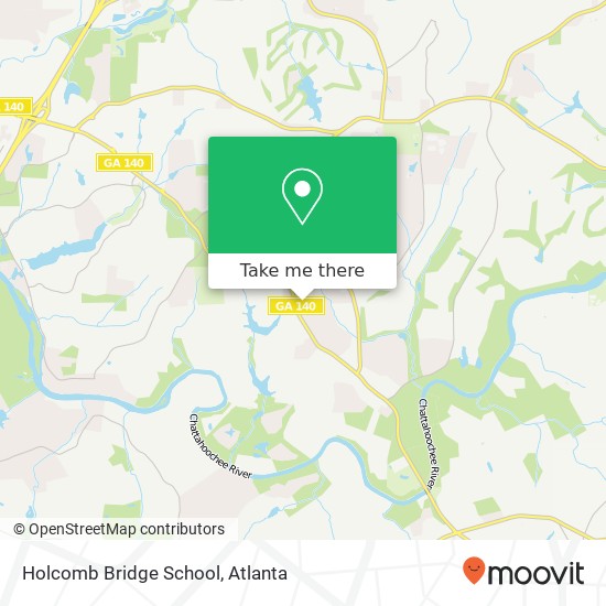 Mapa de Holcomb Bridge School