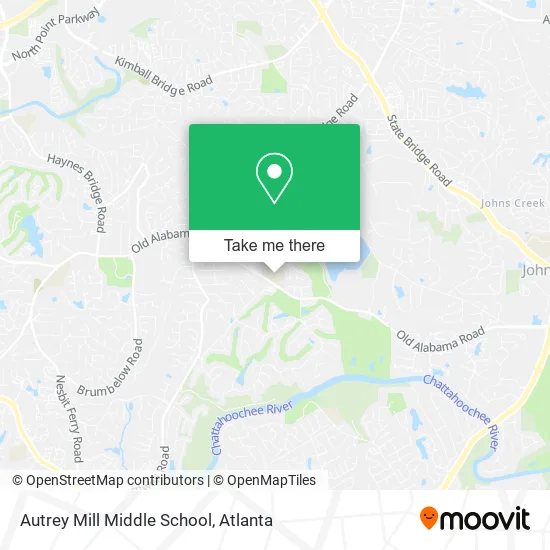 Autrey Mill Middle School map