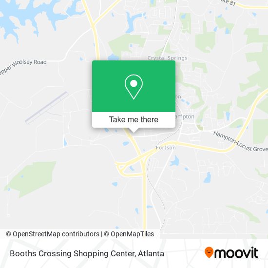 Booths Crossing Shopping Center map