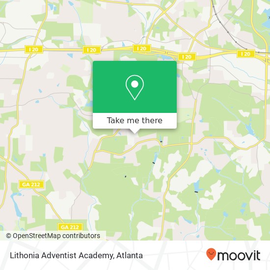 Lithonia Adventist Academy map